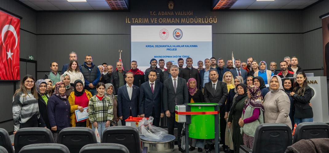 Kırsalı Kalkındıran Projede 32 Üreticiye Makine Desteği Sağlandı