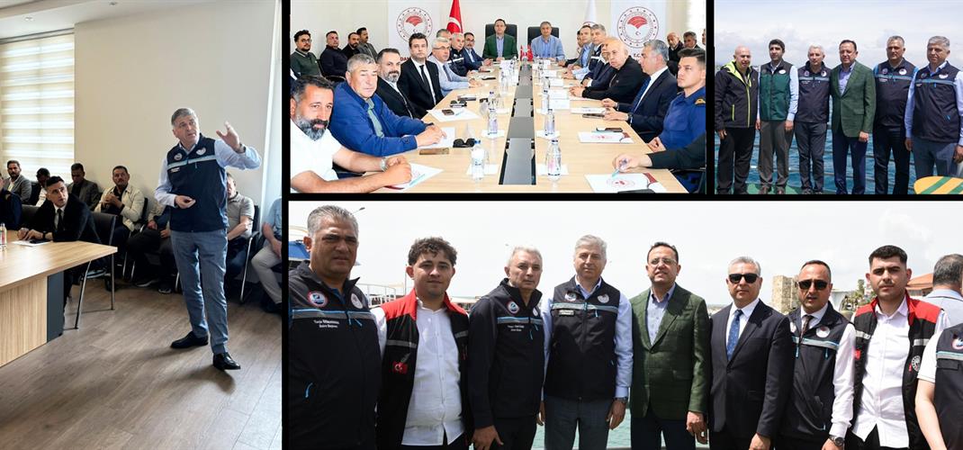 Bakan Yardımcımız Gizligider Adana'da Kafes Balıkçılığı Tesisinde İncelemelerde Bulundu