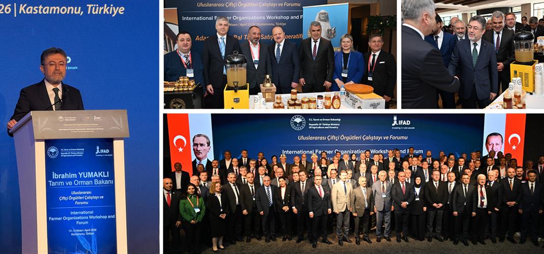 Bakanımız İbrahim Yumaklı'nın Katılımı ile "Uluslararası Çiftçi Örgütleri Çalıştayı ve Forumu" Gerçekleştirildi