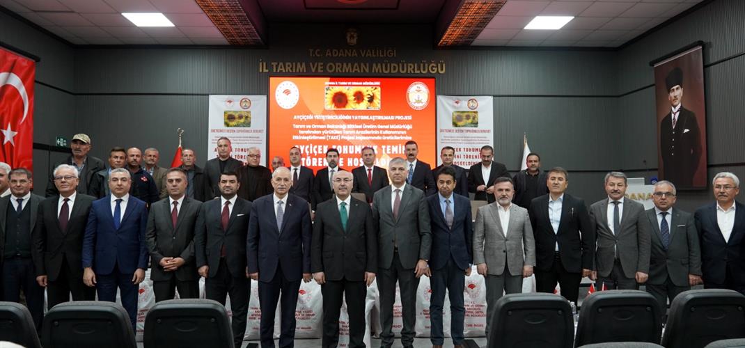 TAKE Projesi Kapsamında Üreticilerimize 26 Milyon TL’lik Ayçiçeği Tohumu Dağıtıldı